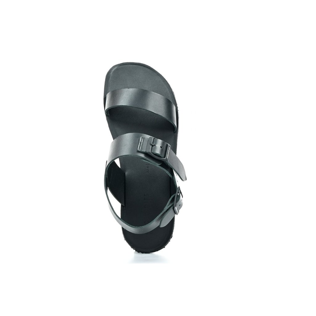Groundies Kos Black Barfußsandalen
