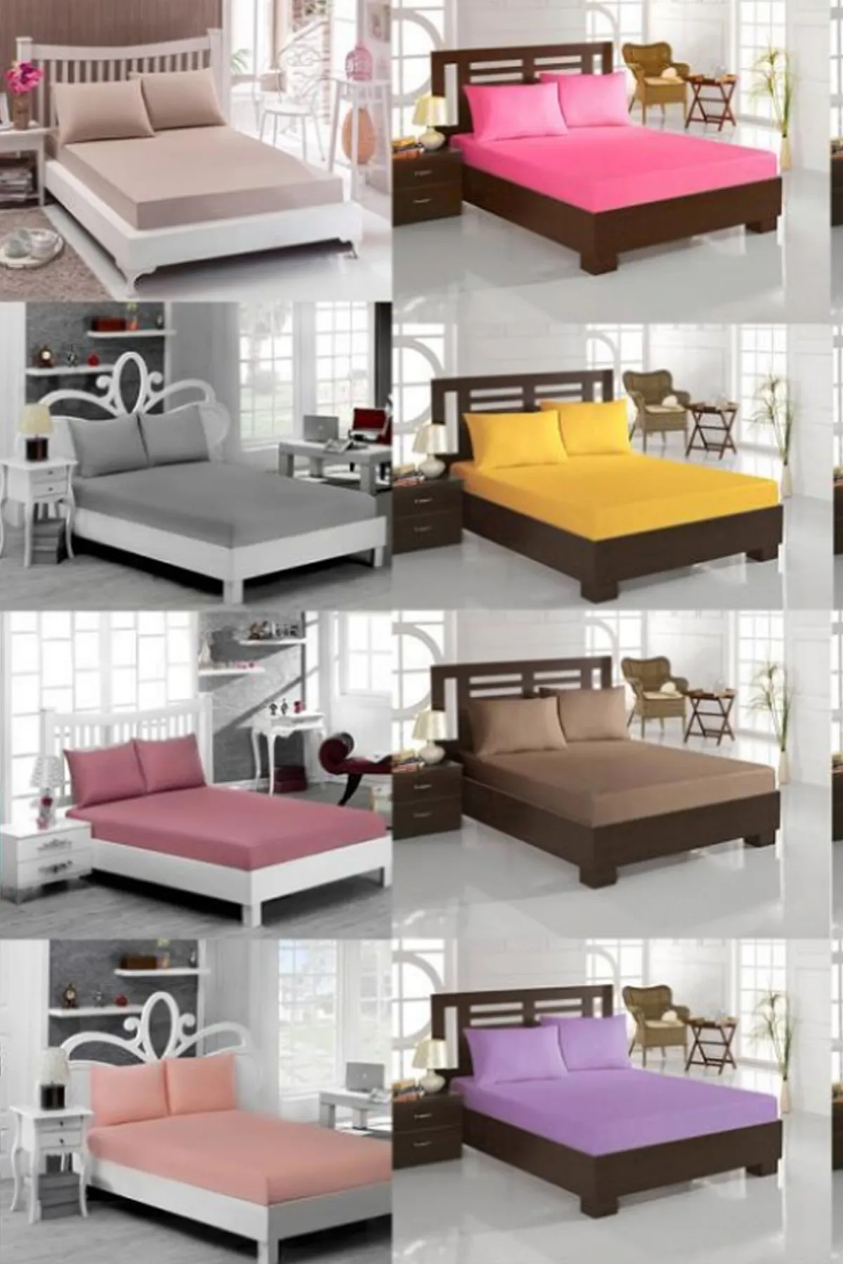 Çeyiz Diyarı  Perla Spannbettlaken-Set für Einzelbett – Weiß