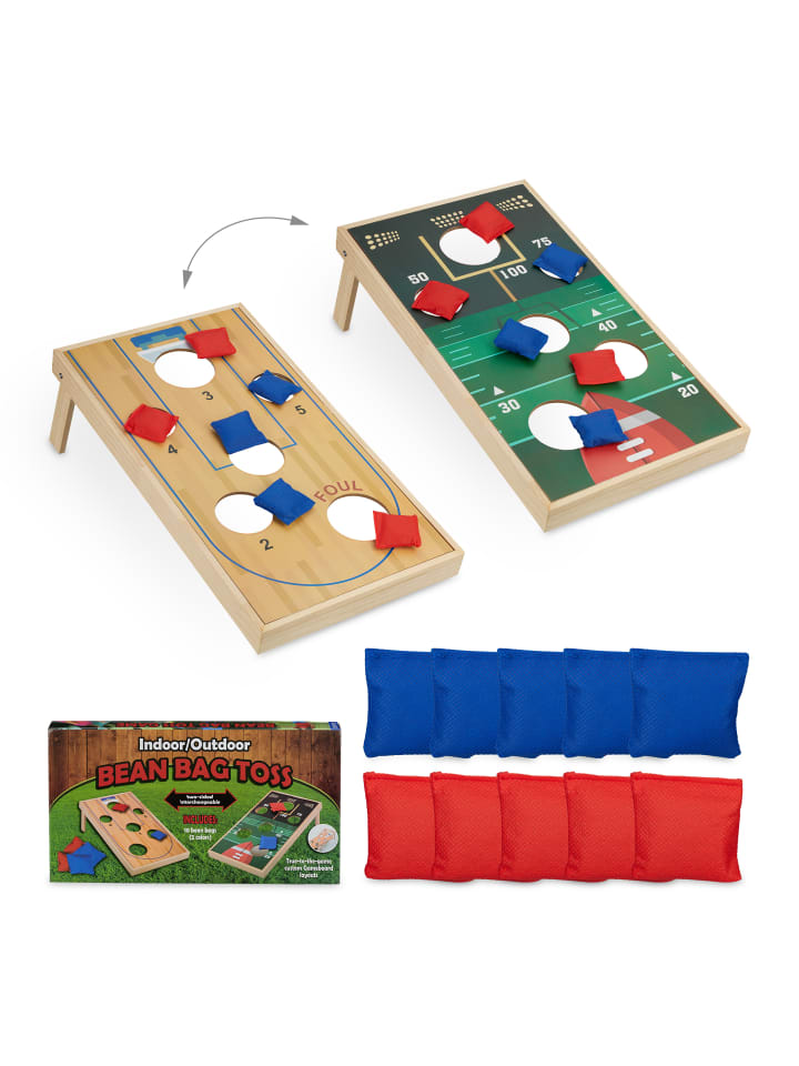 relaxdays 11tlg. Cornhole in Bunt - (B)29 x (H)18 x (T)58 cm günstig kaufen onesize
