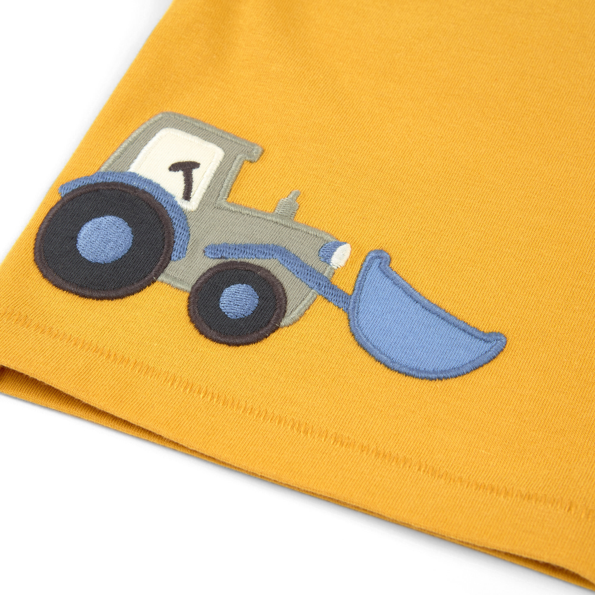 Gelbes Baby T-Shirt Traktor