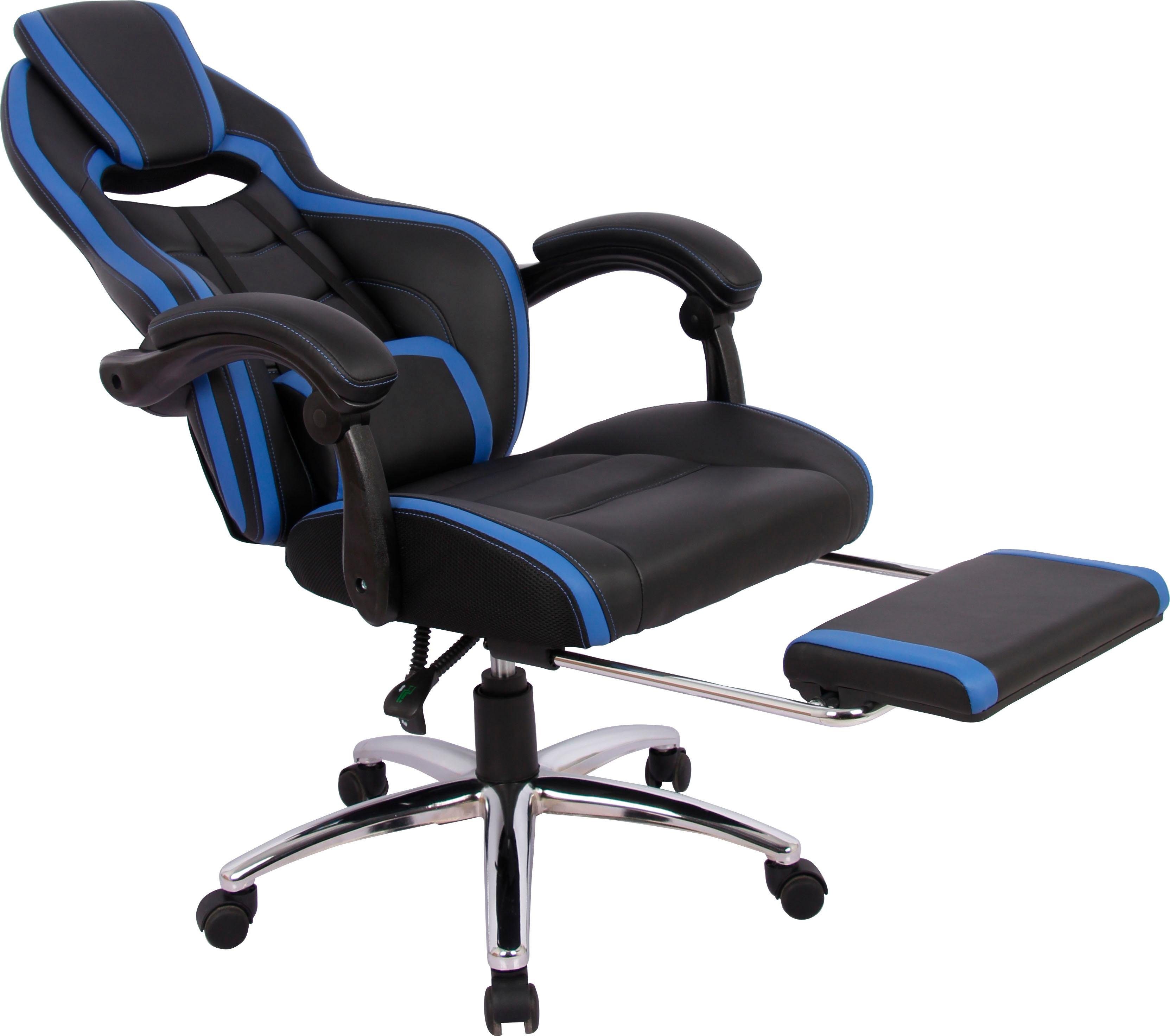 INOSIGN Gaming-Stuhl Sprinta 1, Chefsessel mit ausziehbarer Fußstütze, komfortabel gepolstert mit vielen ergonomischen Funktionen