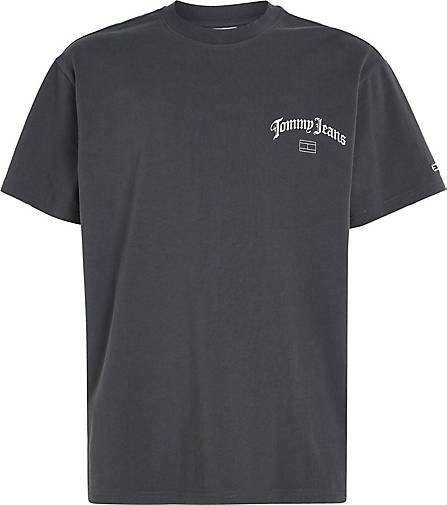 TOMMY-JEANS Herren T-Shirt TJM RLX GRUNGE ARCH BACK TEE