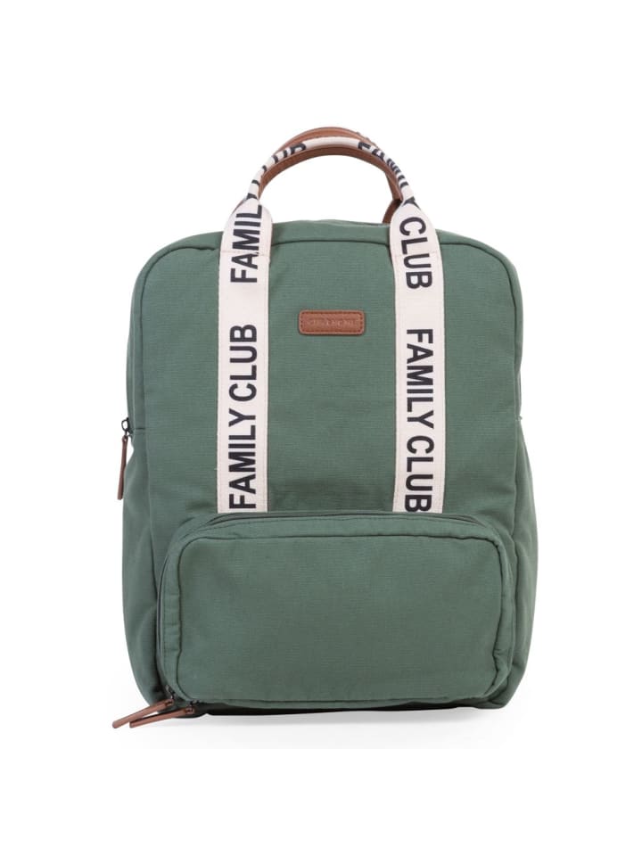 Childhome Wickelrucksack Family Club - Signature - in gruen günstig kaufen onesize