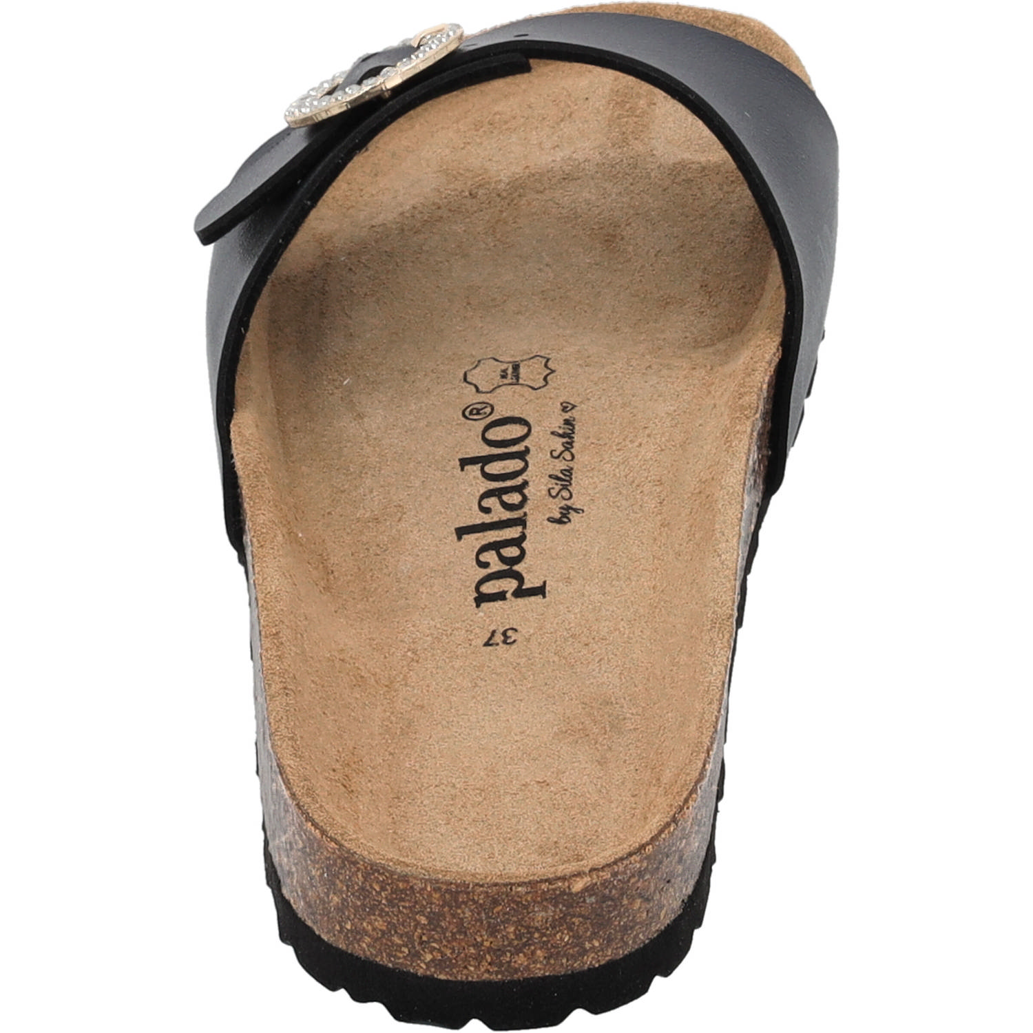 Palado Malta RD by Sila Sahin, Pantoletten, Damen, Schwarz Metallic