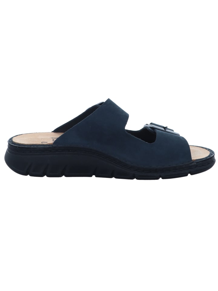 Finn Comfort Pantolette in blau günstig kaufen