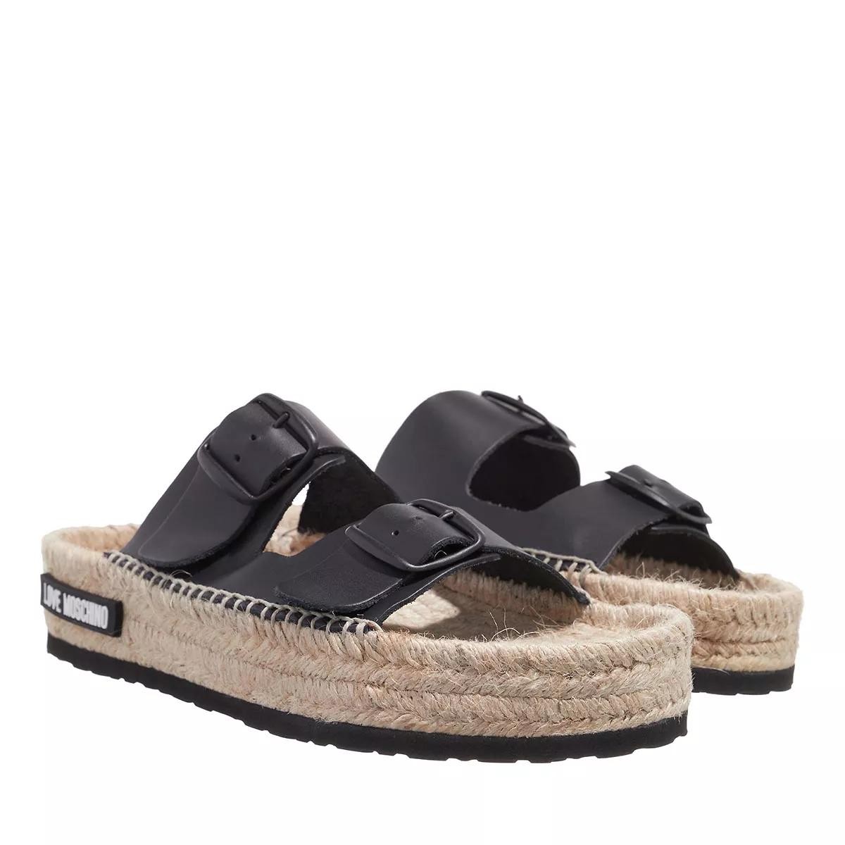 MOSCHINO Komfort Sandalen schwarz Sandale