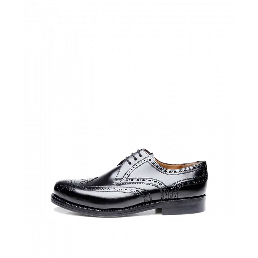 Heinrich Dinkelacker - Businessschuhe JANOSH K FULL-BROGUE BC Kalbsleder - schwarz