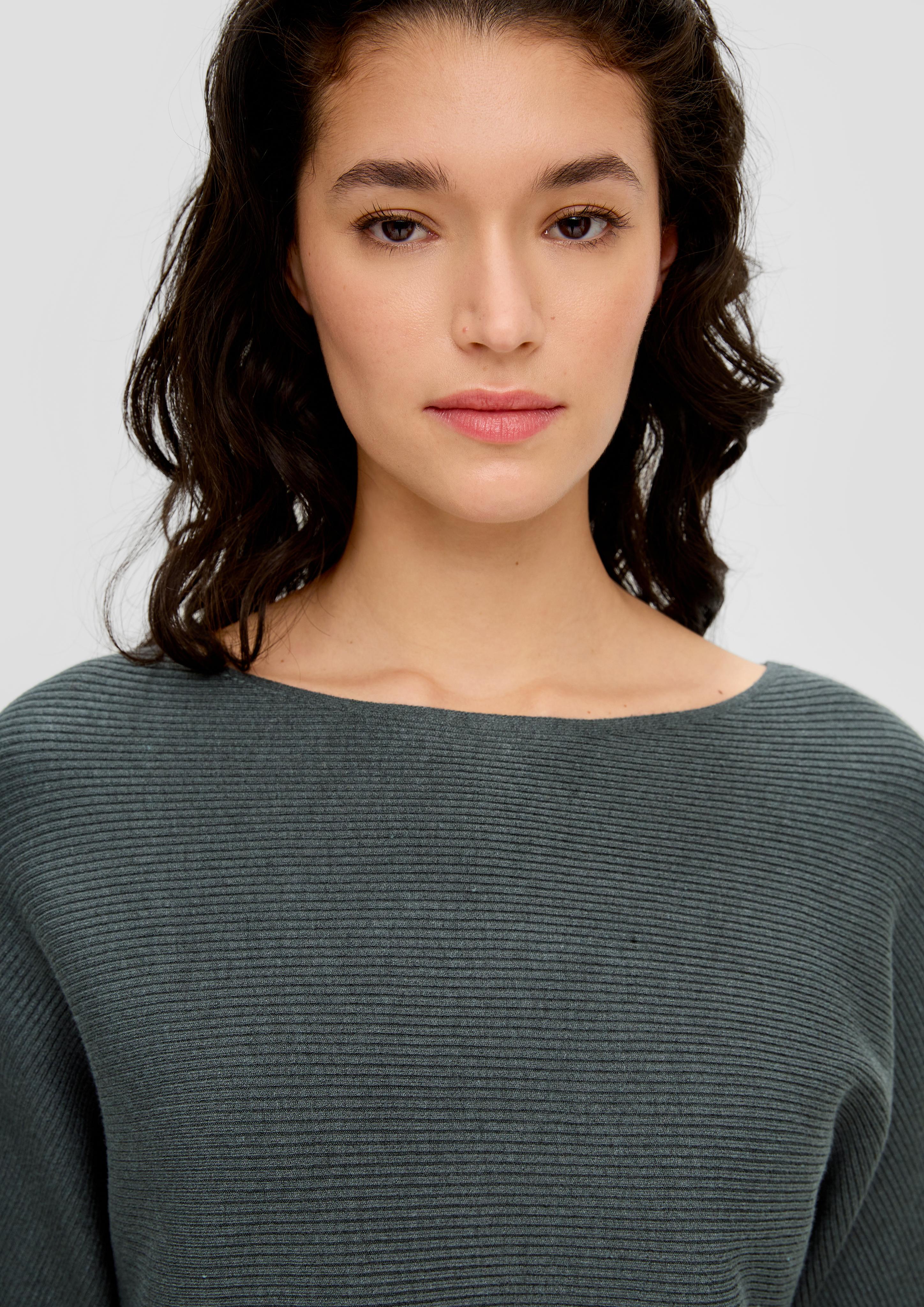 Strickpullover mit Fledermausarm  2133057-7909