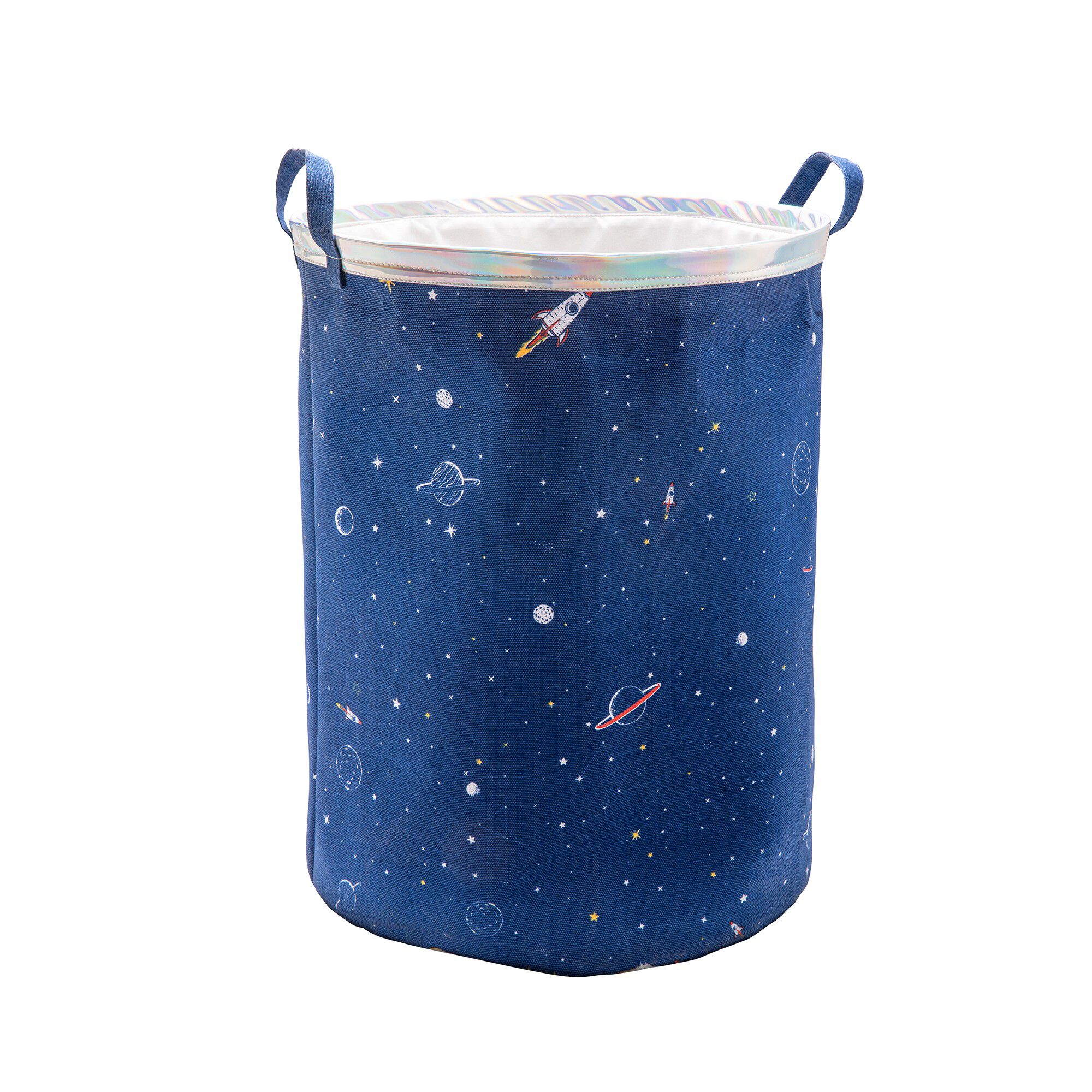 Panier de rangement imprimé cosmos