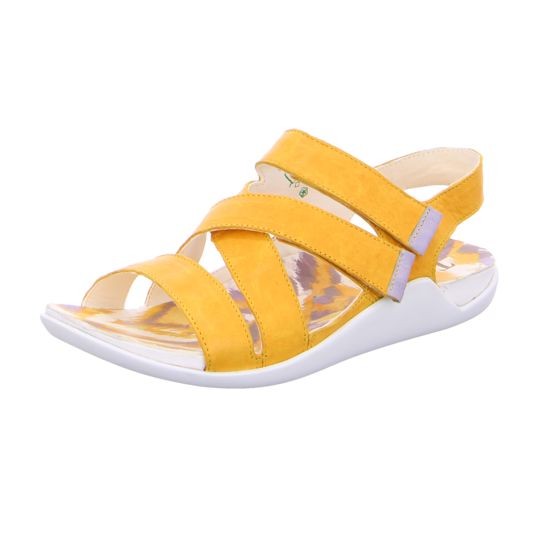THINK Riemchen Sandalen gelb SANDAAL