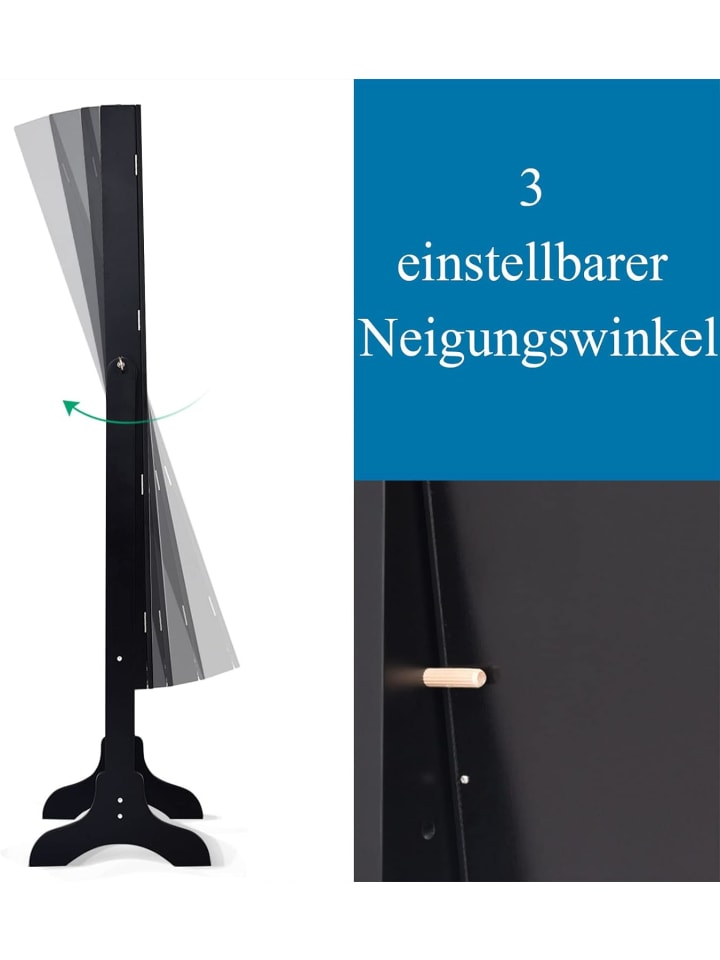 COSTWAY Schmuckschrank in Schwarz günstig kaufen onesize