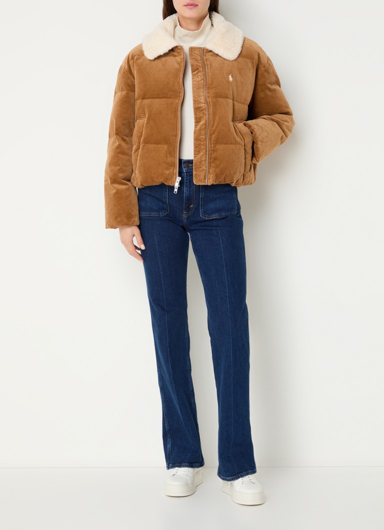 Ralph Lauren  Jack van corduroy met teddy voering en logoborduring