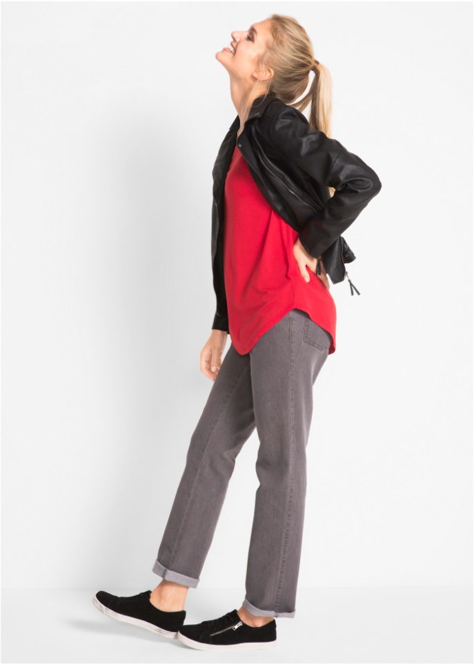 Long-Shirt, Halbarm