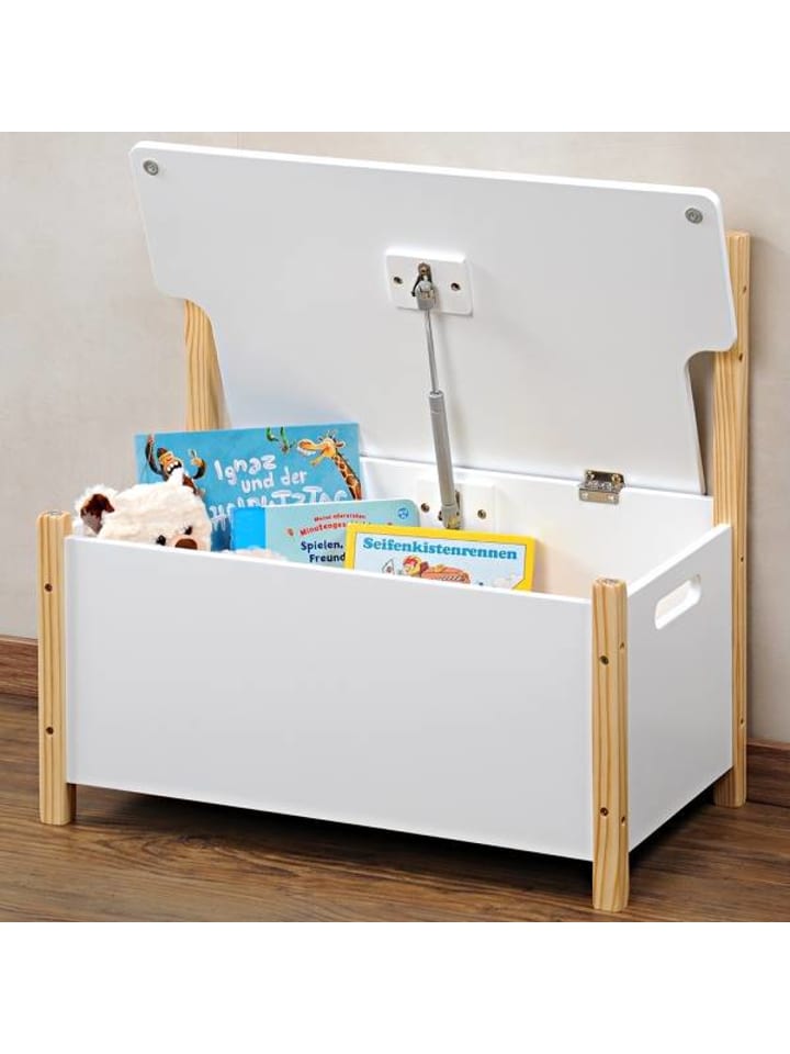 Kesper Spielzeugkiste in weiß günstig kaufen onesize