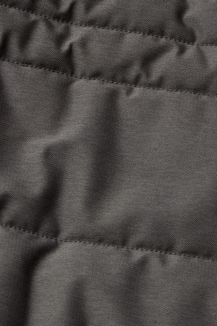 Steppjacke mit Kordelzug-Kapuze