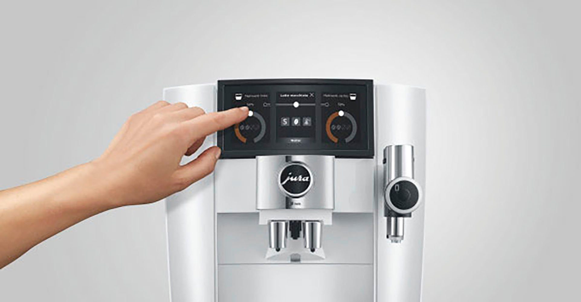 JURA Kaffeevollautomat 15594 J8 twin Diamond White (EA)