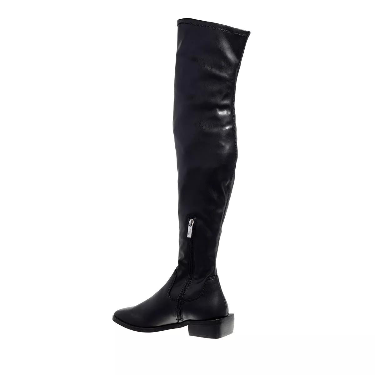 STEVEN MADDEN Stiefeletten schwarz Overknee-Boot