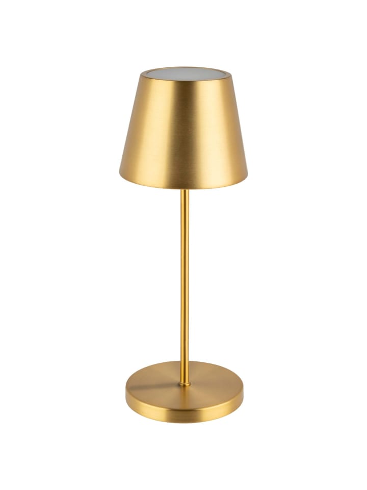 APS Tischleuchte in Gold, Ø 11 cm, H: 30,5 cm, B: 11 cm, L: 11 cm, Metall günstig kaufen onesize