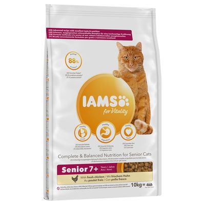 IAMS for Vitality Ältere Katzen mit Frischem Huhn