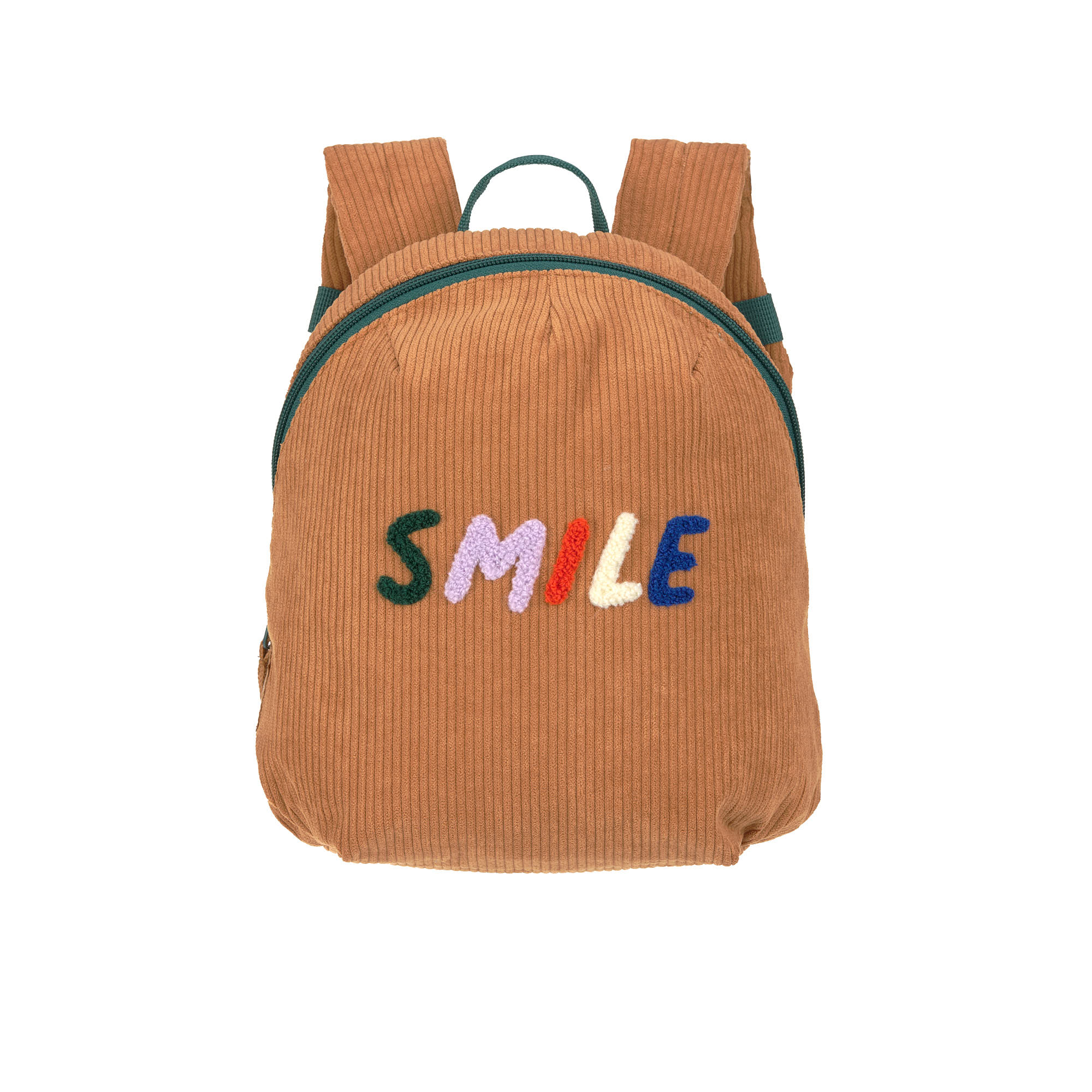 Kindergartenrucksack Tiny Cord - Little Gang, Smile, Karamell