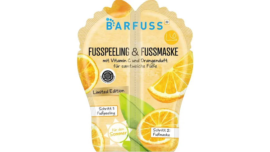 BARFUSS Fußpeeling & Fußmaske