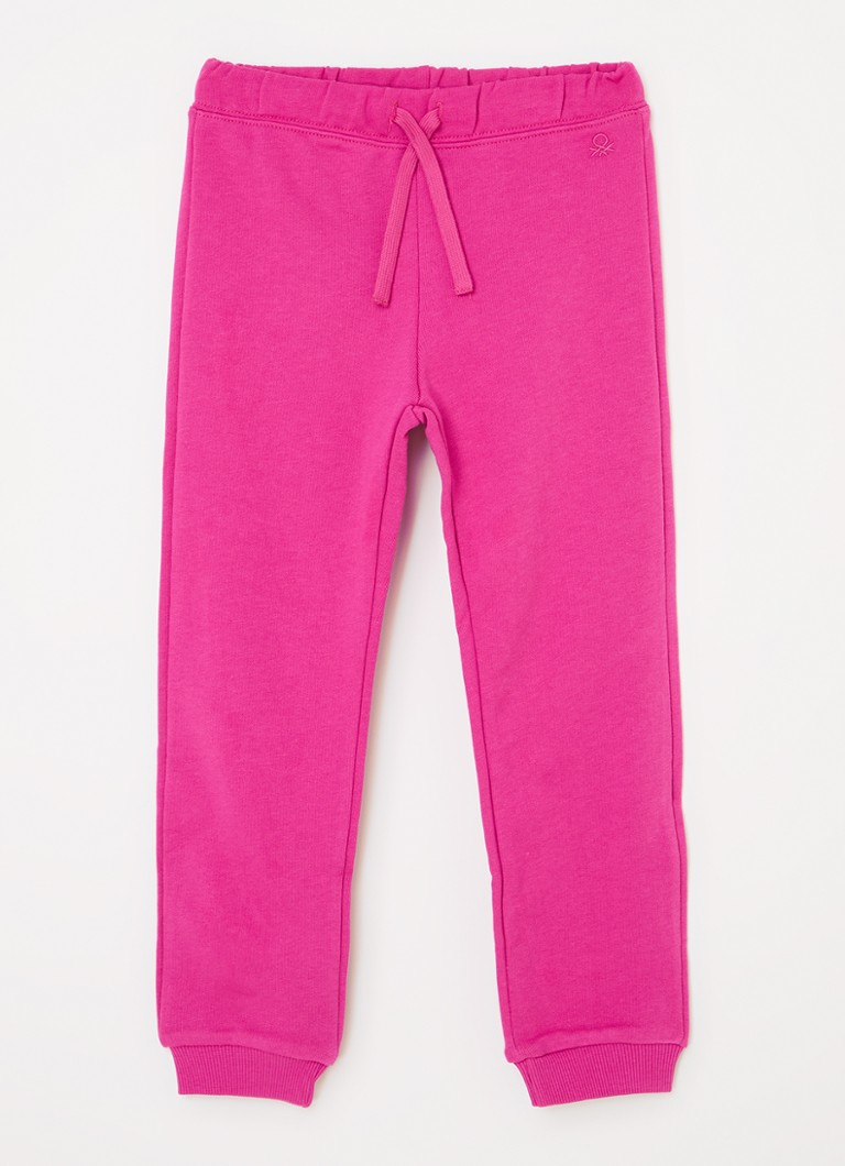 Pantaloni de trening Benetton slim fit cu șnur de strângere