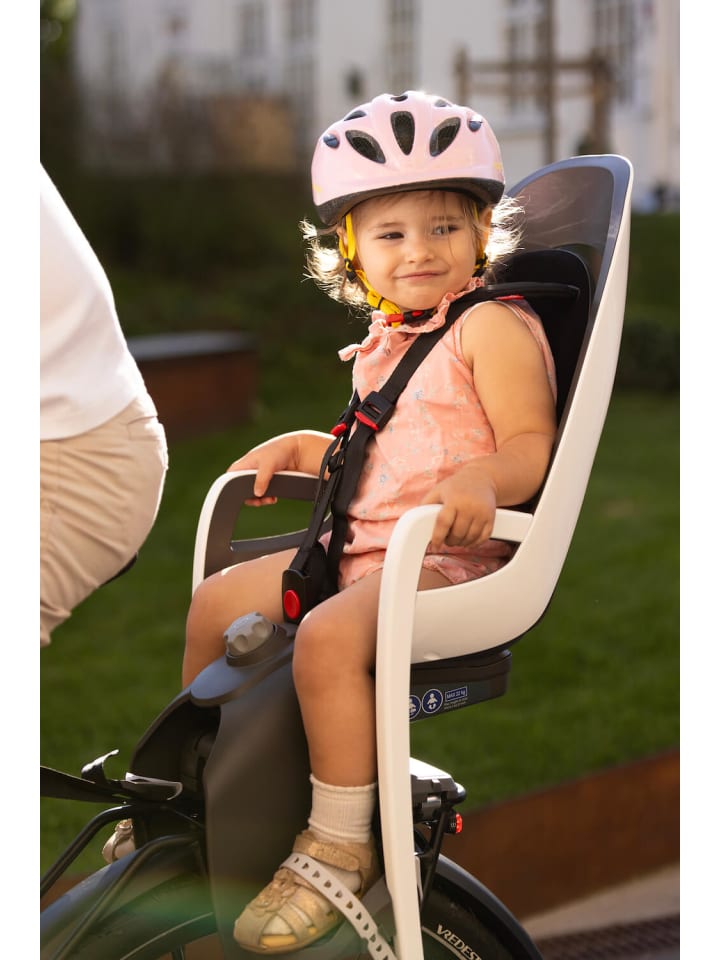 Hamax Hamax Caress Fahrradkindersitz inkl. Gepäckträger-Adapter - Farbe: Grey / White / Black günstig kaufen
