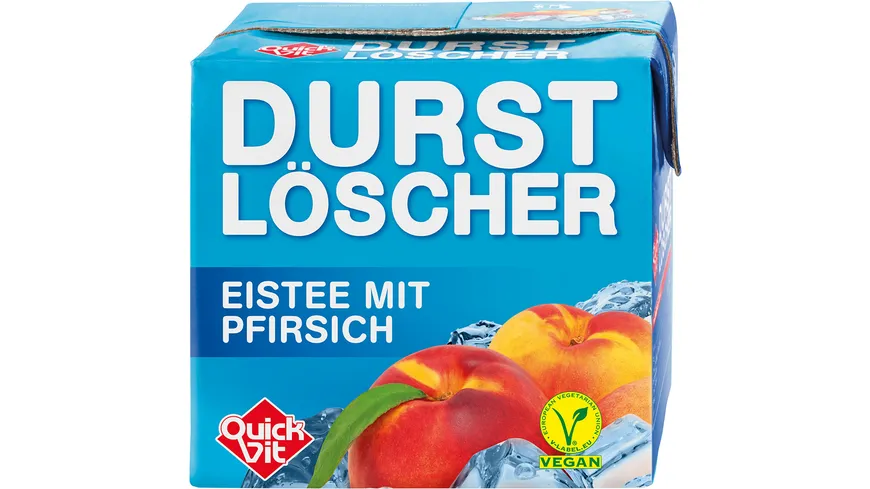 QuickVit Durstlöscher Eistee Pfirsich 0.5 l