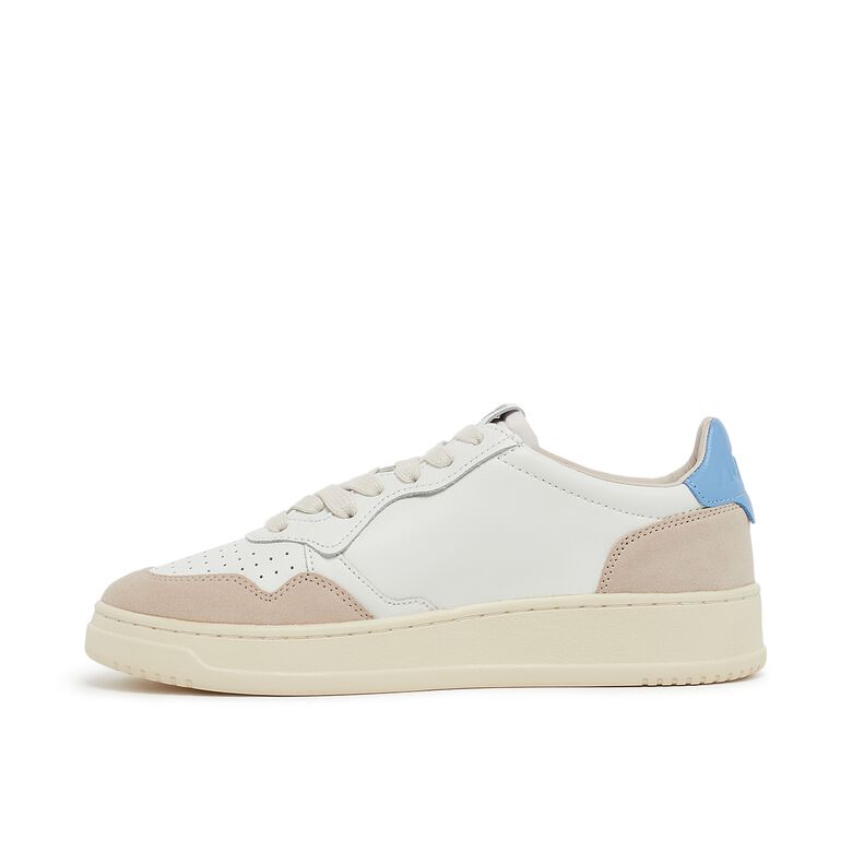 Autry Wmns Medalist Low leat/suede wht/vista