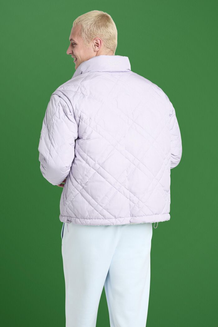 Wendesteppjacke mit abnehmbaren Ärmeln