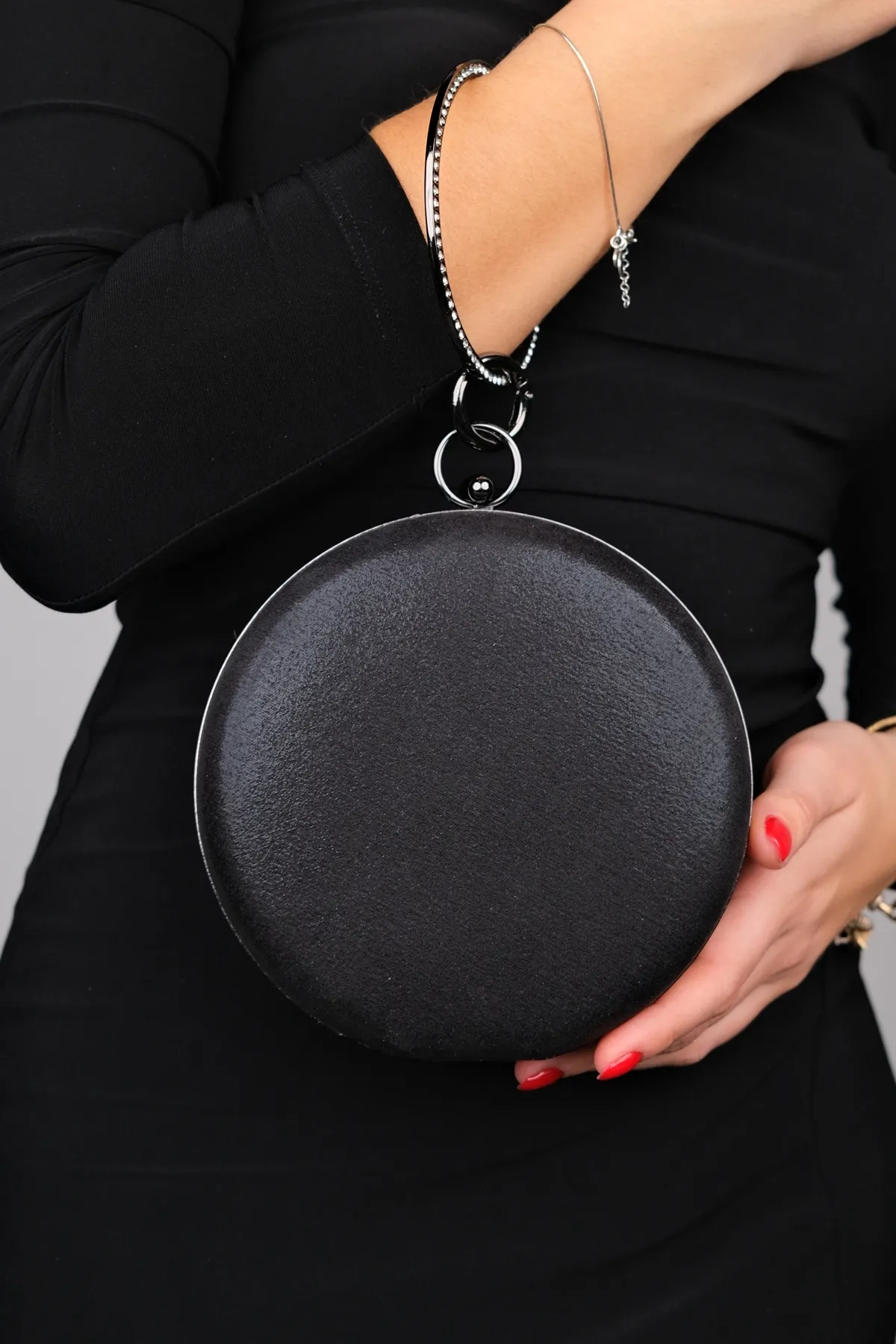 LuviShoes  Abendtasche - Schwarz - Unifarben