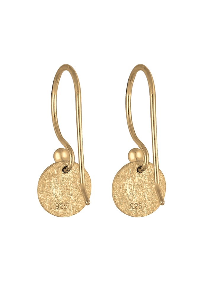 Elli Ohrringe 925 Sterling Silber Kreis, Geo in Gold günstig kaufen onesize