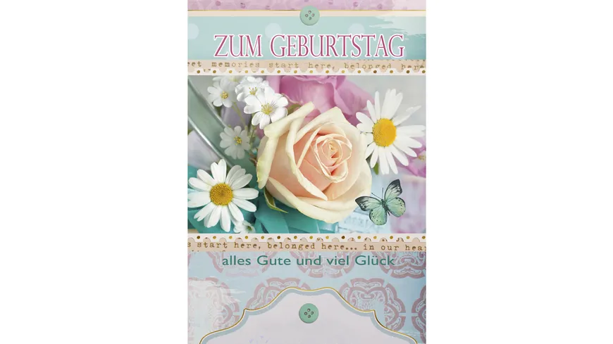 Glückwunschkarten mit Allgemeinmotiven im 5er Pack sortiert
