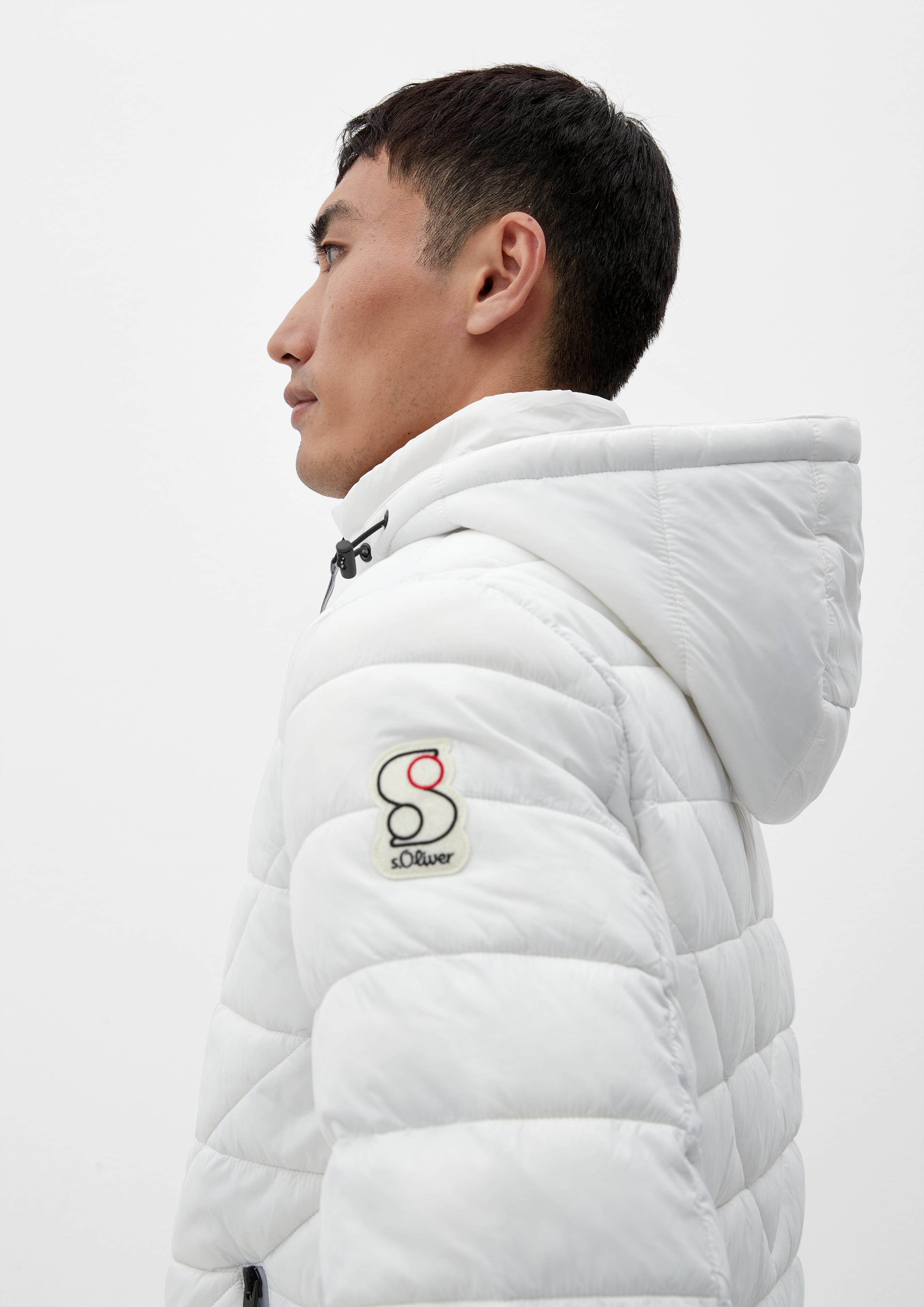 Leichte Steppjacke mit gefütterter Kapuze  2125983-0120