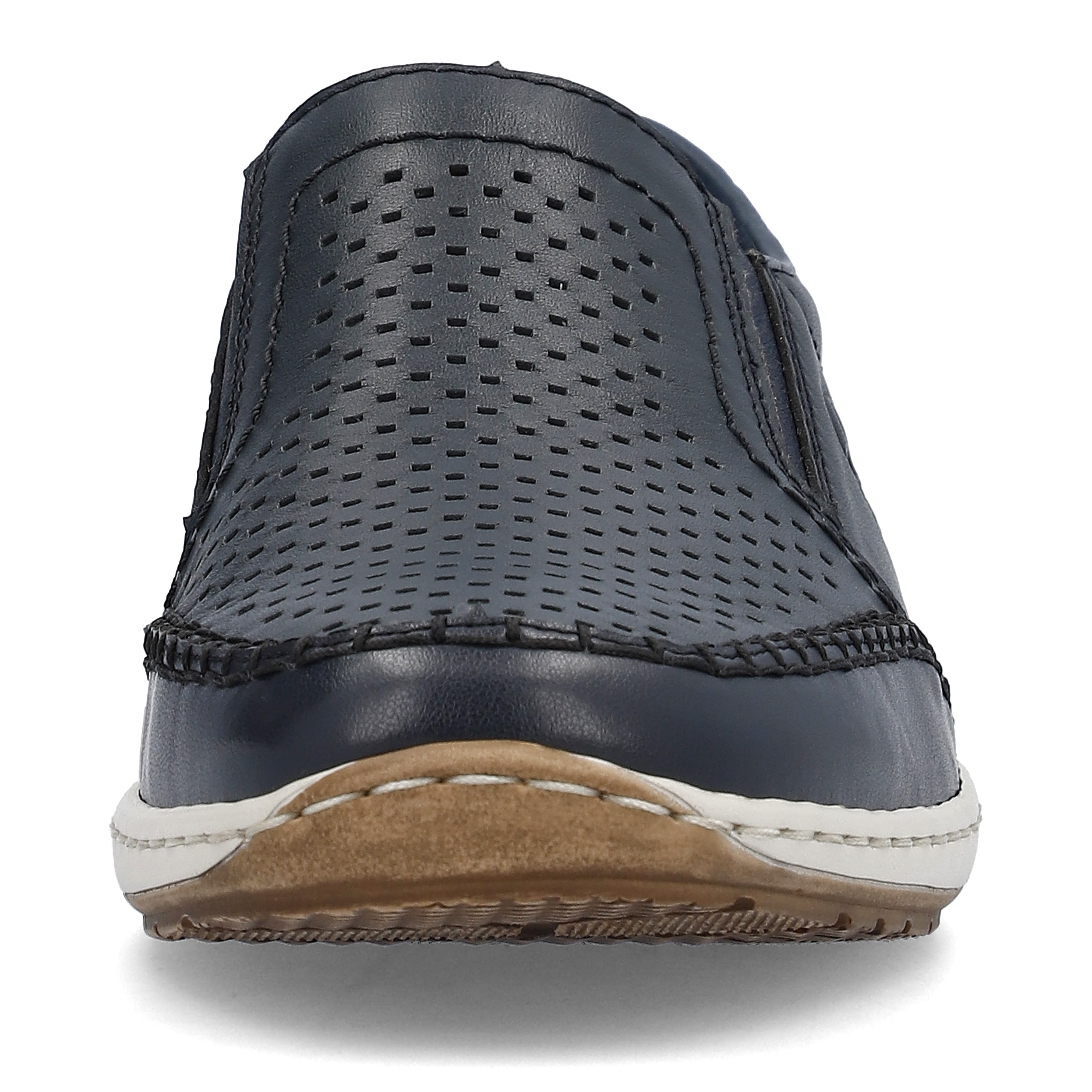 Rieker Herren Slipper stahlblau