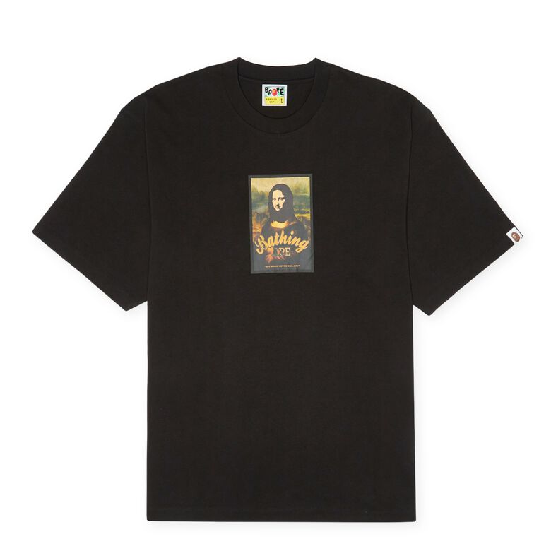 A Bathing Ape Art Print Tee Black