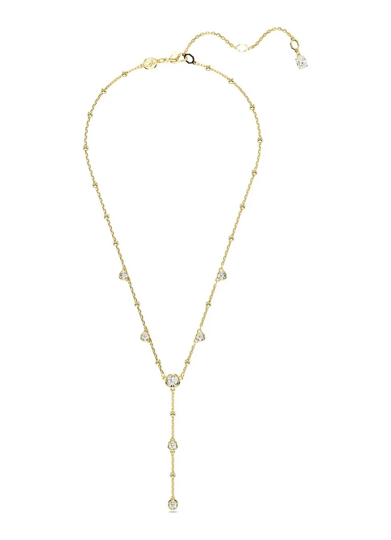 Κολιέ με επιχρυσωμένο κεχριμπάρι Swarovski