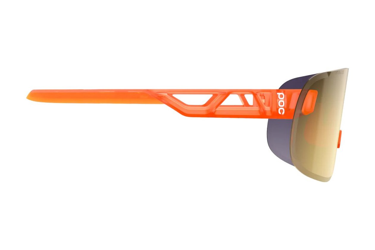 POC Elicit - Fluorescent Orange Translucent/Violet/Gold Mirror