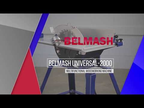 Belmash BEL-2000UNI Uniwersalna maszyna do obróbki drewna, piłowania i strugania!