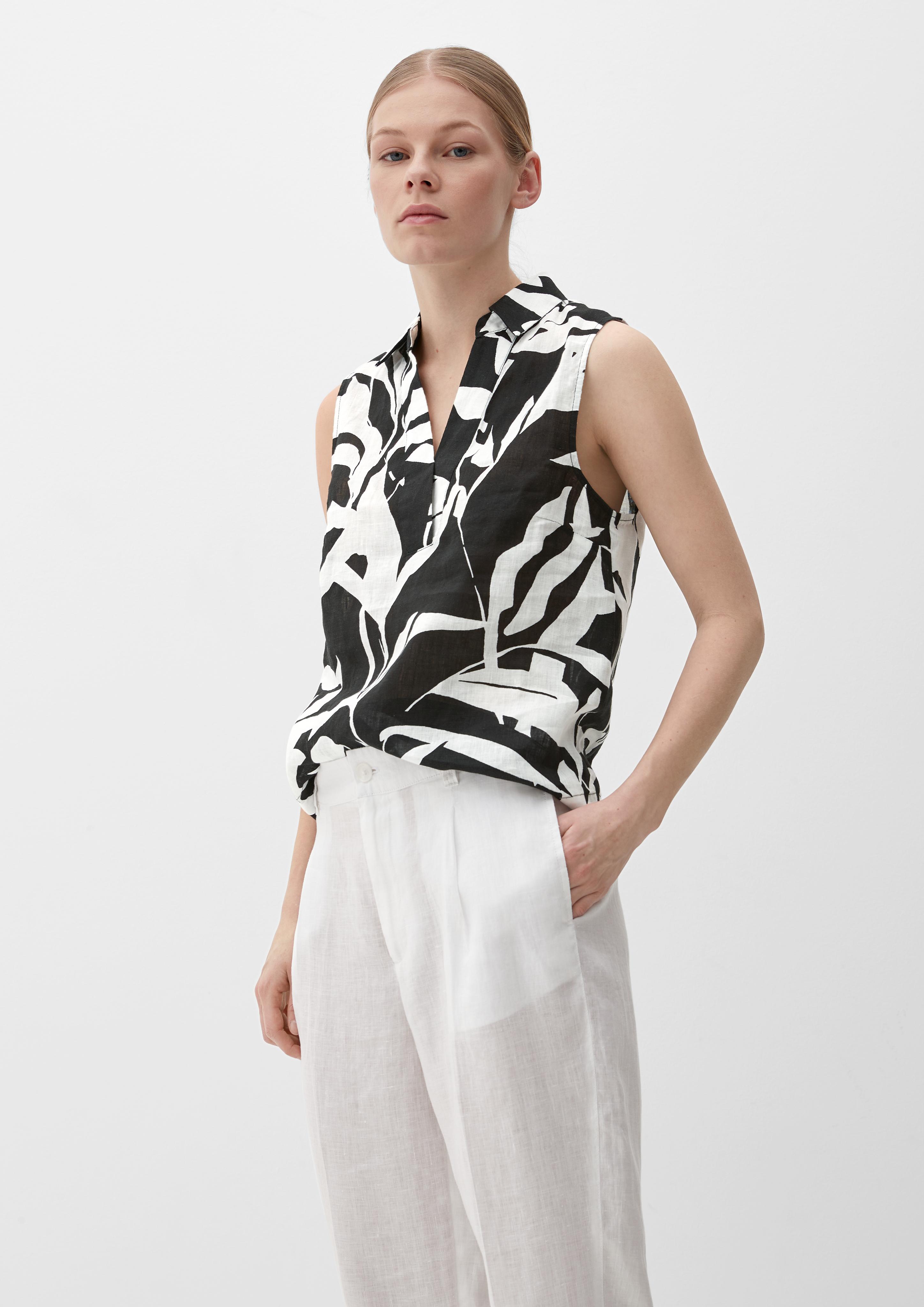Ärmellose Leinenbluse  2131840-99A3