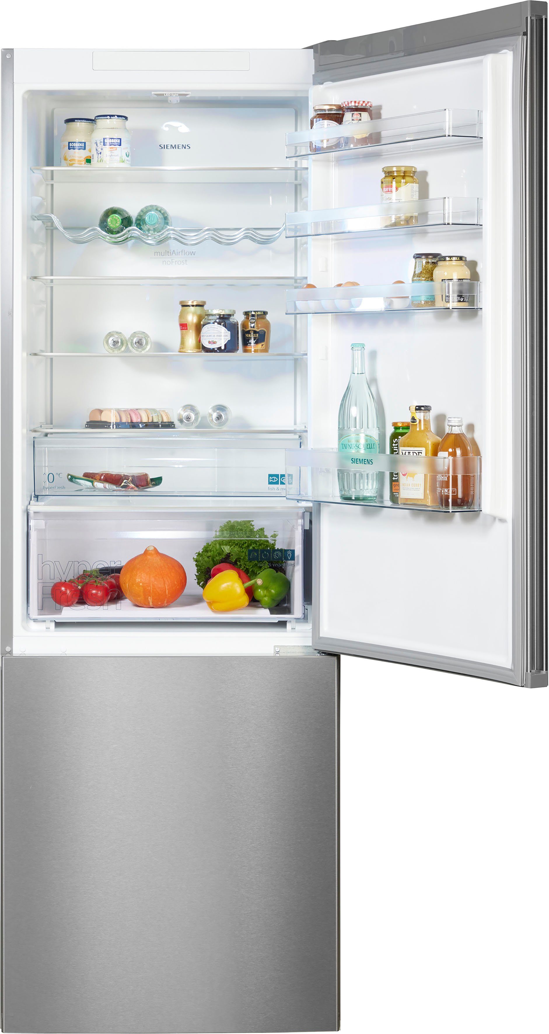 SIEMENS Kühl-/Gefrierkombination KG49NXIBF, 203 cm hoch, 70 cm breit