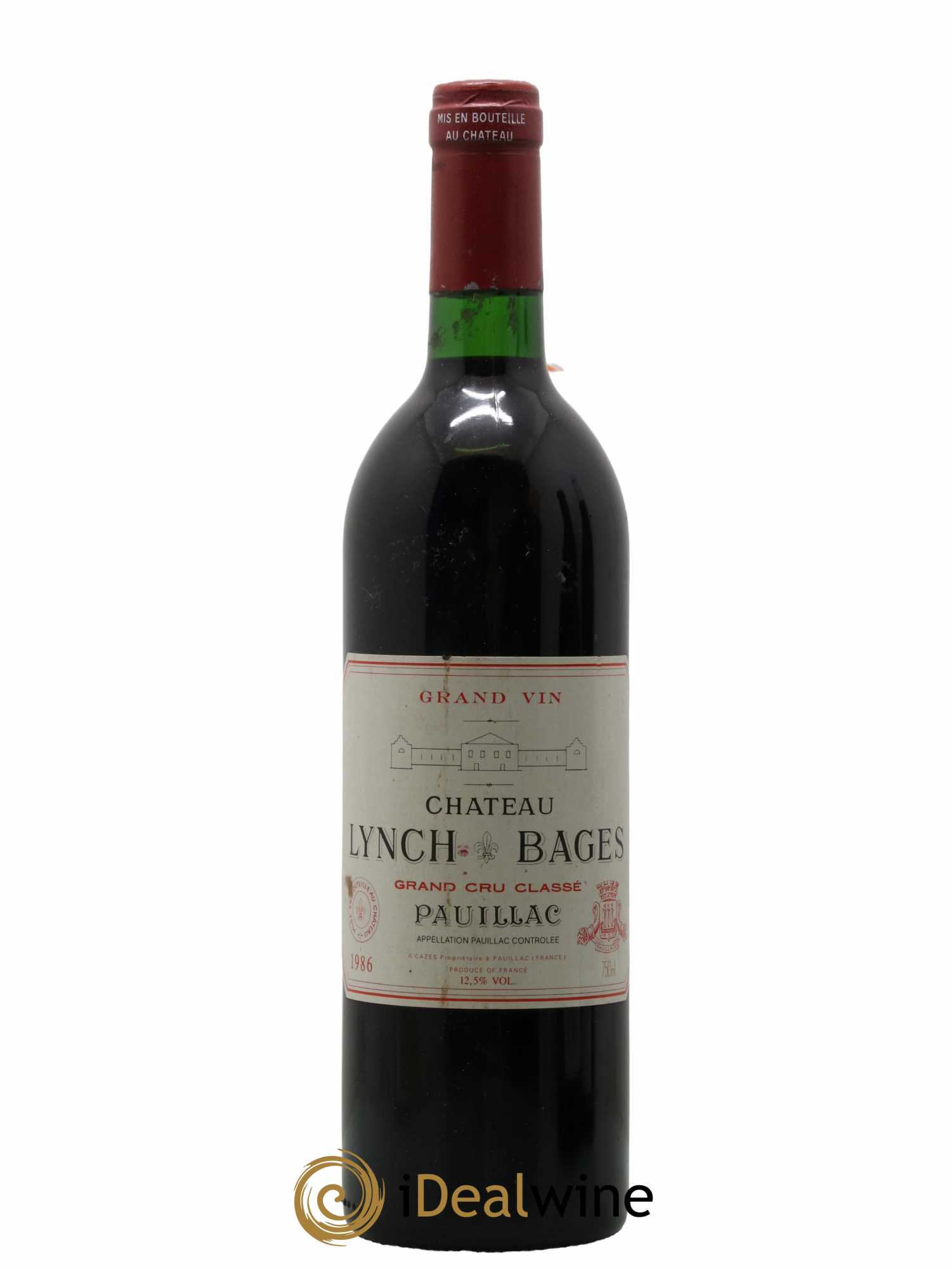 Château Lynch Bages 5ème Grand Cru Classé  1986 - Lot de 1 Bouteille