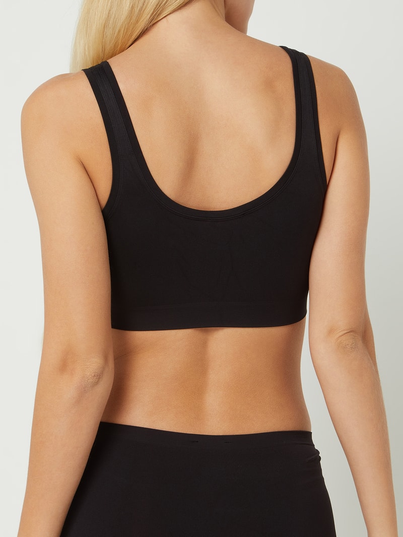 Bustier aus Mikrofaser Modell Touch Feeling in schwarz