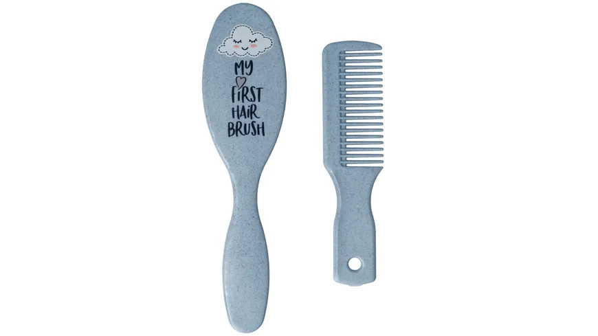 PARSA Beauty Baby Pflegeset Bürste und Kamm Blau