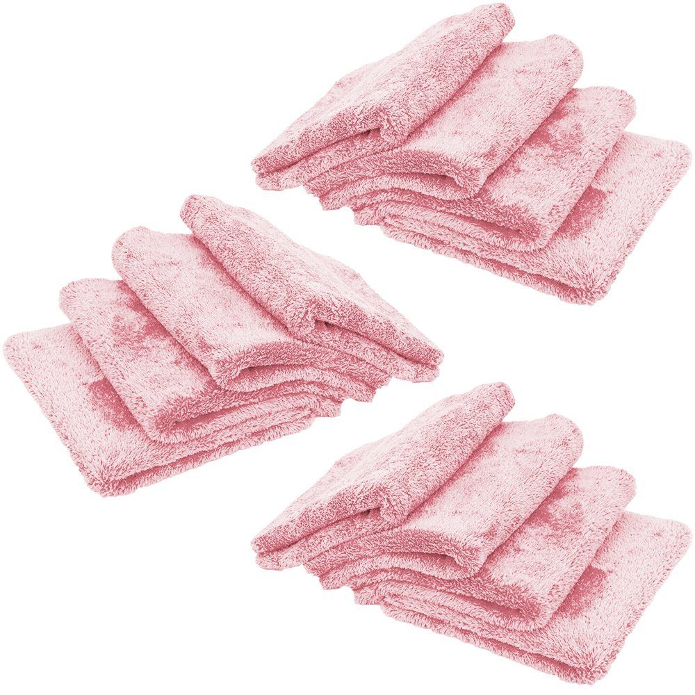 FeelGlad Badetuch Set aus 12 Badetüchern ca. 30x30 cm, (12-St), weich und dick