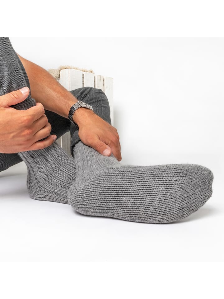 Occulto 4er Pack Alpaka Socken Sol in Grau günstig kaufen 39-42