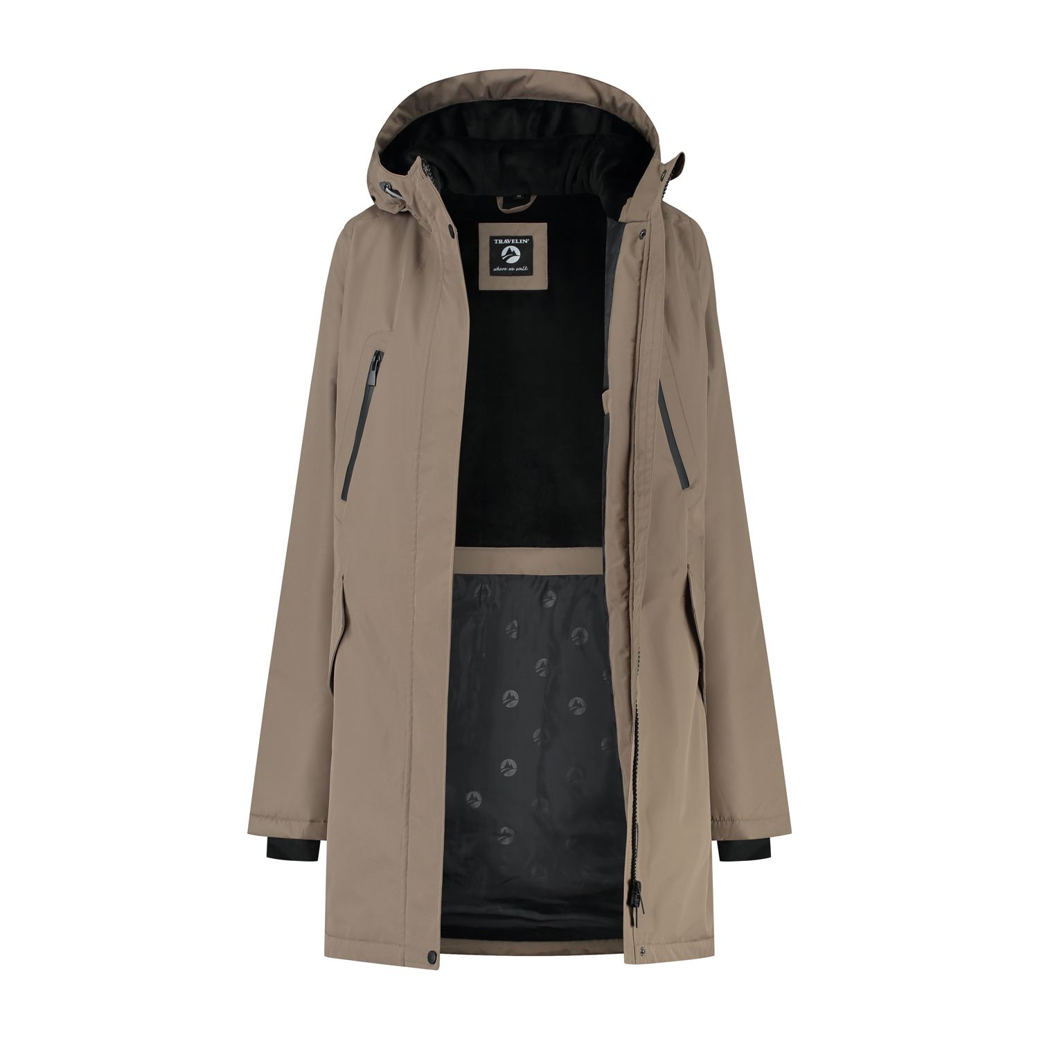 Travelin' Berrit Brown Damen Jacke