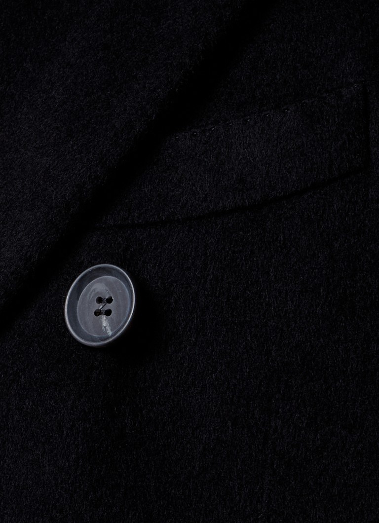 Oscar Jacobson Silvian coat in cashmere wool blend with flap pockets