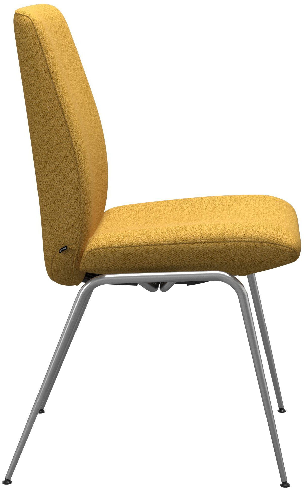 Stressless® Polsterstuhl Laurel, Low Back, Größe L, mit Beinen aus Stahl in Schwarz matt