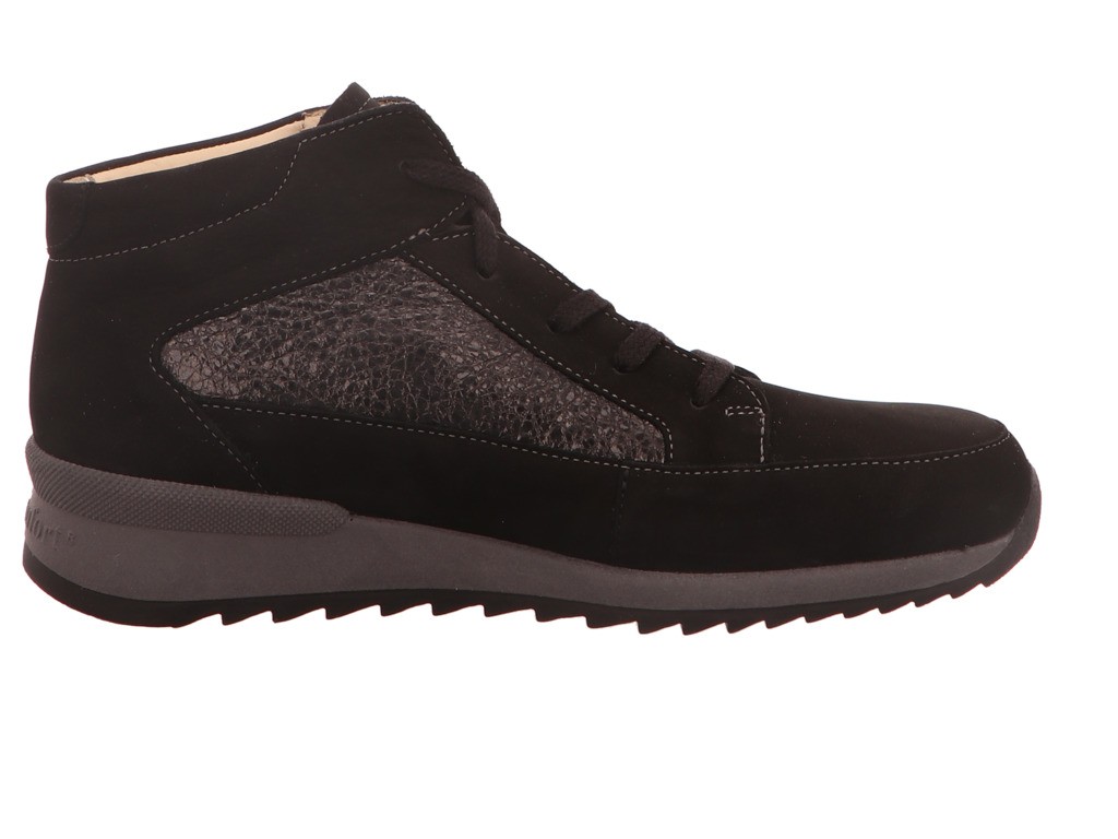 FINN COMFORT Schnür-Stiefeletten schwarz Burley